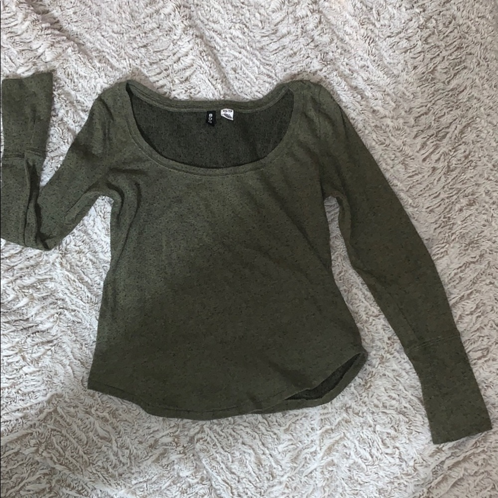 soft hunter green sweater!